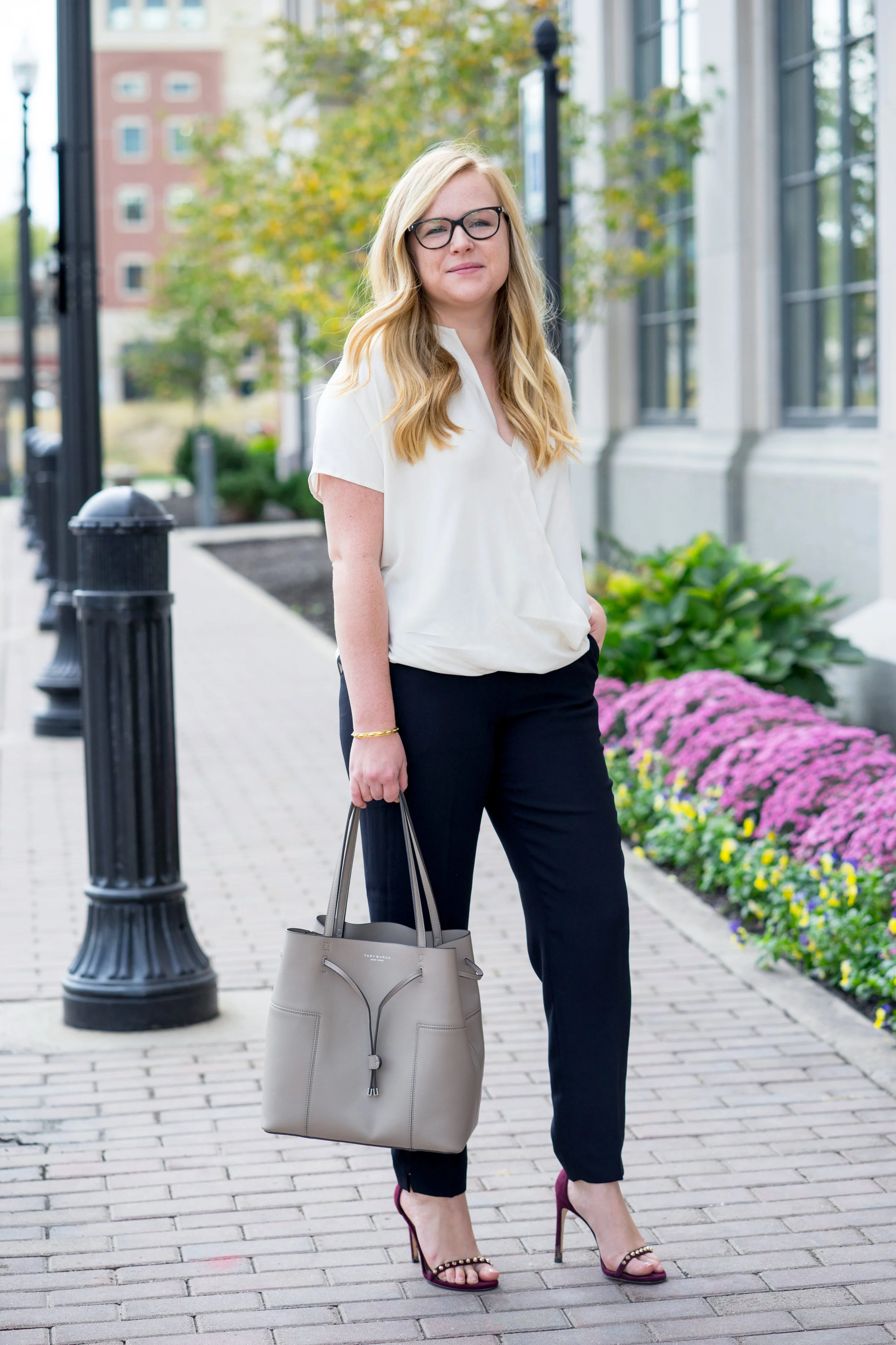 Wearing Drapey Pants to Work Secret Sale Maggie a la Mode